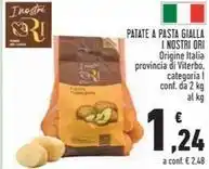 Conad PATATE A PASTA GIALLA I NOSTRI ORI offerta