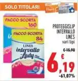 Conad PROTEGGISLIP INTERVALLO LINES vari tipi offerta