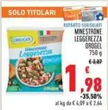 Conad MINESTRONE LEGGEREZZA OROGEL offerta