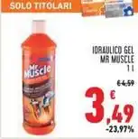 Conad IDRAULICO GEL MR MUSCLE offerta