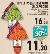 Conad UOVO DI PASQUA ERNST KNAM DOLCI PREZIOSI vari tipi offerta