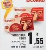 Conad WAFER SNACK CONAD offerta