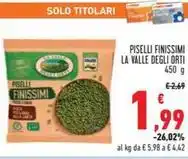 Conad PISELLI FINISSIMI LA VALLE DEGLI ORTI offerta