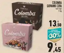 Conad COLOMBA GIOVANNI COVA vari tipi offerta
