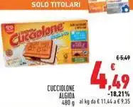 Conad CUCCIOLONE ALGIDA 480 g offerta