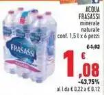 Conad ACQUA FRASASSI minerale offerta