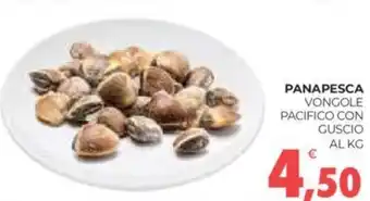 Eté PANAPESCA VONGOLE PACIFICO CON GUSCIO AL KG offerta