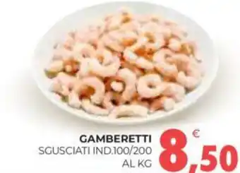 Eté GAMBERETTI SGUSCIATI IND.100/200 AL KG offerta
