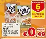Crai CIBO UMIDO DOG DAY BY DAY ADOC Pollo e Coniglio/ Vitello e Ortaggi offerta