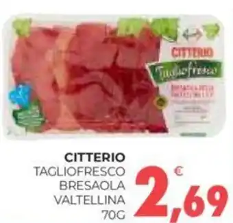 Eté CITTERIO TAGLIOFRESCO BRESAOLA VALTELLINA 70G offerta