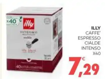 Eté ILLY CAFFE' ESPRESSO CIALDE INTENSO X40 offerta