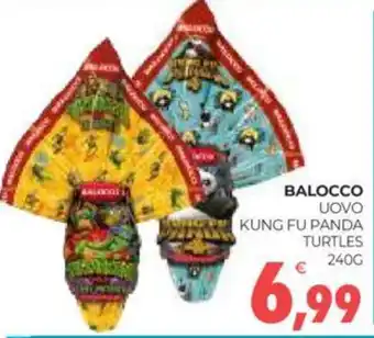 Eté BALOCCO UOVO KUNG FU PANDA TURTLES 240 G offerta