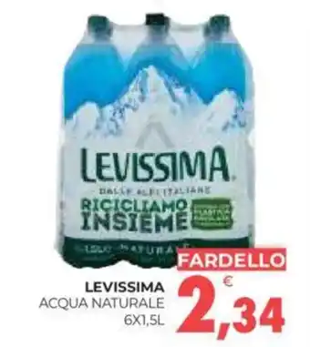 Eté LEVISSIMA ACQUA NATURALE 6X1,5 L offerta