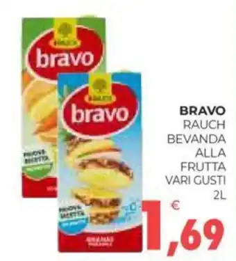 Eté BRAVO RAUCH BEVANDA ALLA FRUTTA VARI GUSTI 2L offerta