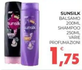 Eté SUNSILK BALSAMO 200ML SHAMPOO 250ML VARIE PROFUMAZIONI offerta