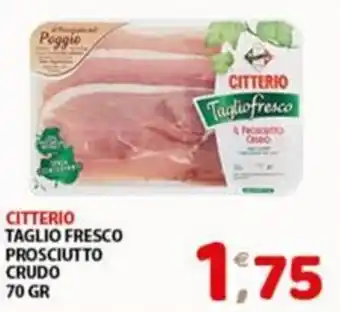 CITTERIO TAGLIO FRESCO PROSCIUTTO CRUDO 70 GR