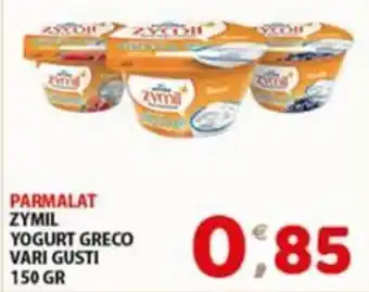 Mio Market PARMALAT ZYMIL YOGURT GRECO VARI GUSTI 150 GR offerta