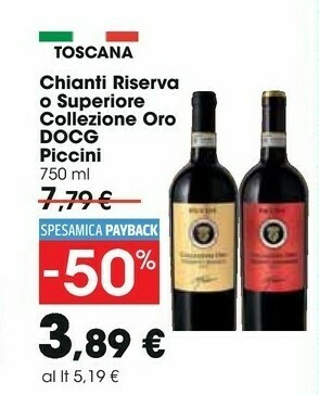 Carrefour Piccini Chianti offerta
