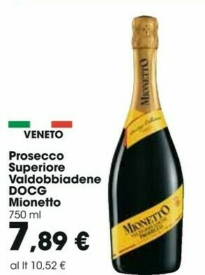 Carrefour Mionetto Prosecco offerta
