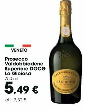 Carrefour La Gioiosa Prosecco offerta