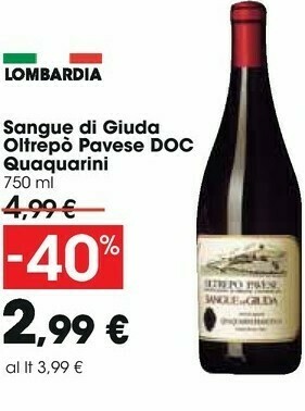 Carrefour Vino rosso offerta