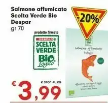 Despar Despar Salmone Affumicato Scelta Verde Bio offerta