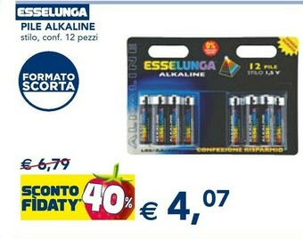 Esselunga Pile offerta