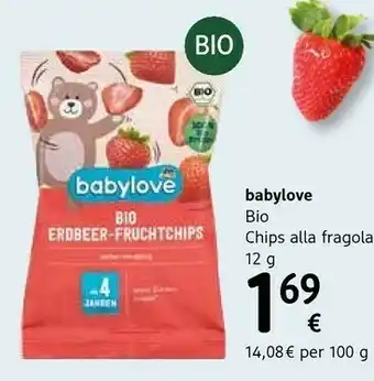 dm drogerie markt Babylove Bio Chips Alla Fragola offerta