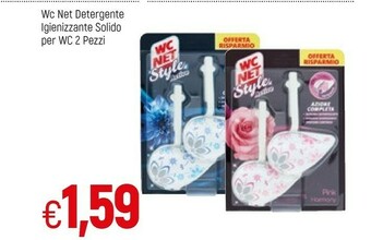 Famila Wc net M74538 Detersivo Per Bagno E WC Blocco Deodorante Solido Clip Sul Bordo offerta