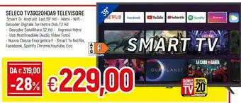 Famila JVC TV 32” HD Ready, Smart TV, T2 E TV Satellitare offerta