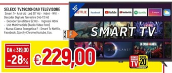 Famila JVC TV 32” HD Ready, Smart TV, T2 E TV Satellitare offerta