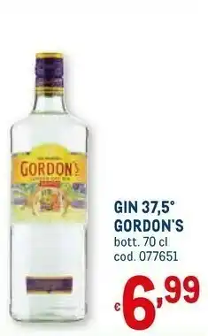 Metro Gordon's Gin offerta
