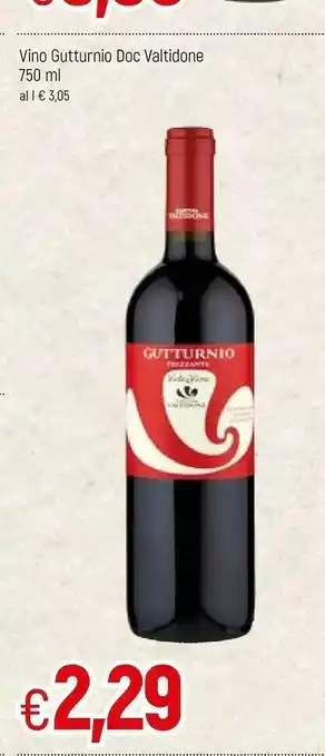 Famila Cantina valtidone Gutturnio Frizzante Viti & Vini 750 G(ml) offerta