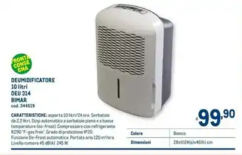 Bimar Deumidificatore