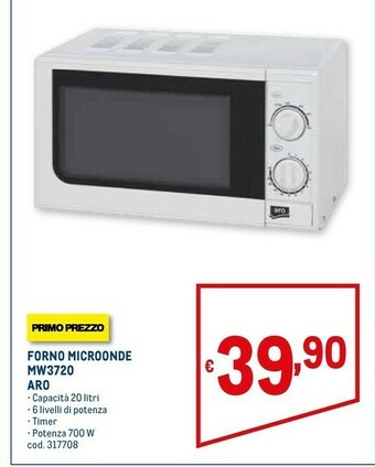 Metro Microonde offerta