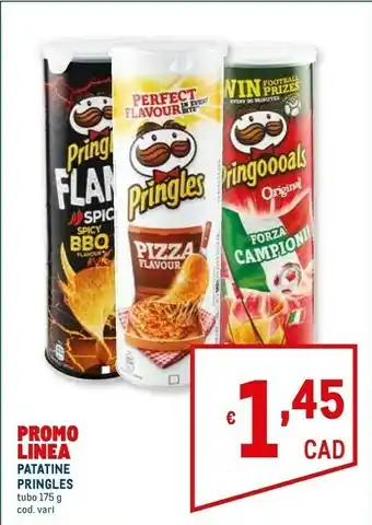 Metro Pringles Patatine fritte offerta