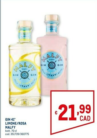 Metro Gin offerta