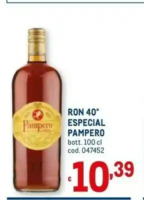 Metro Pampero Rum offerta
