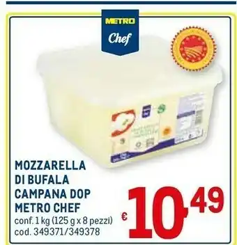 Metro Metro chef Mozzarella di bufala offerta