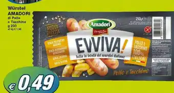 Prix Quality Amadori Wurstel di pollo offerta