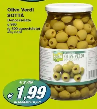 Prix Quality Sottà Olive offerta