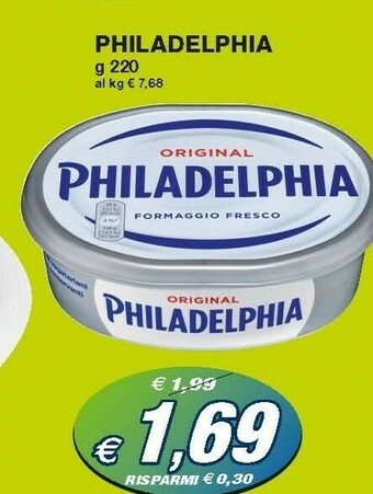 Prix Quality Philadelphia Formaggio spalmabile offerta