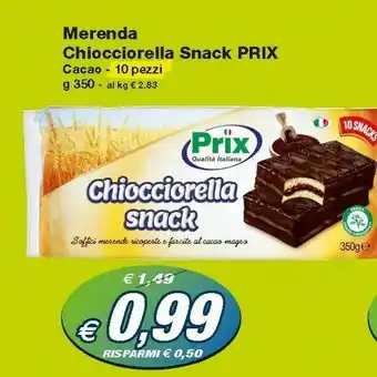 Prix Quality Snack offerta