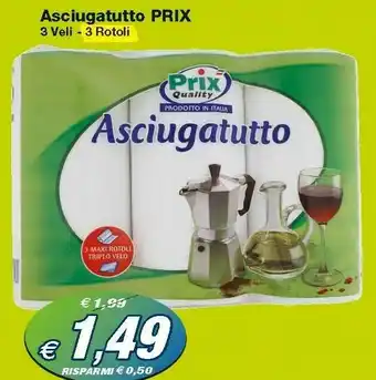 Prix Quality Rotoli di carta offerta