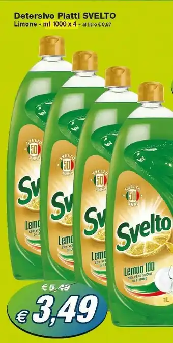 Prix Quality Svelto Detersivo piatti offerta