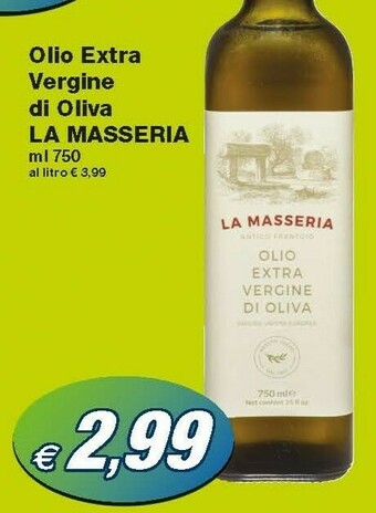 Prix Quality Masseria Olio extravergine di oliva offerta