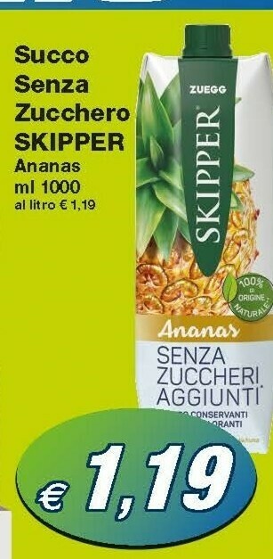 Prix Quality Zuegg Skipper offerta