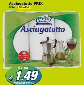 Prix Quality Rotoli di carta offerta