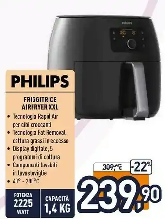 Unieuro Philips Friggitrice Airfryer XXL offerta