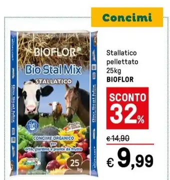 Iper La Grande Stallatico pellettato 25kg BIOFLOR offerta